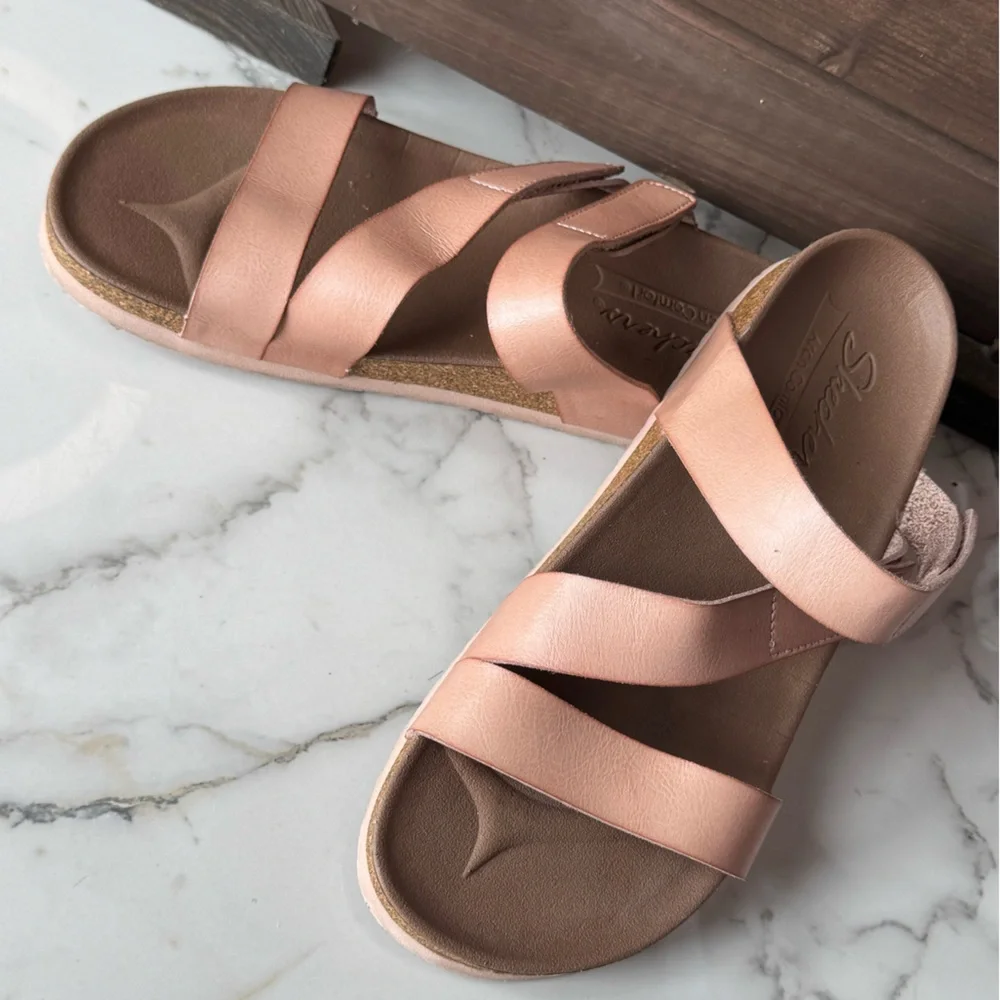 Skechers Arch Comfort strappy sandals for women (nude pink)- Size 9 - Picture 5 of 9